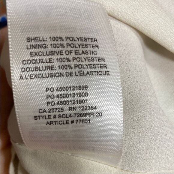 Wilfred Twirl Pleated Midi Skirt Size M Recycled Chiffon Floral High Waist - Picture 9 of 9